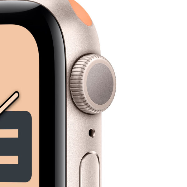 Ceas inteligent Apple Watch SE 2023 Starlight 1.57" | 44mm | Aluminiu/ Nylon| MRE63QI/ A photo 6
