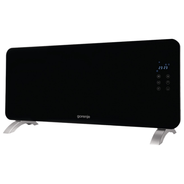 Convector Gorenje Optiheat 2000GTPT Black 20 m², 2000 W, Electronic, Pe podea photo 1
