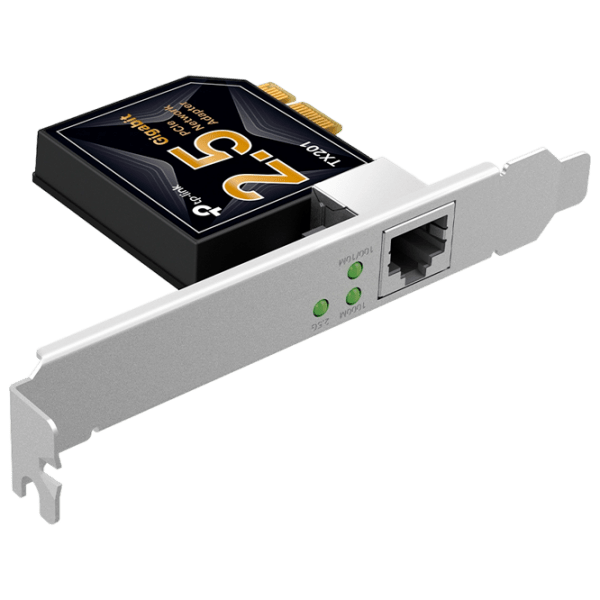 LAN Adapter TP-Link TX201 Black  photo 1