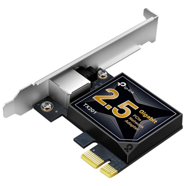 LAN Adapter TP-Link TX201 Black  photo 2