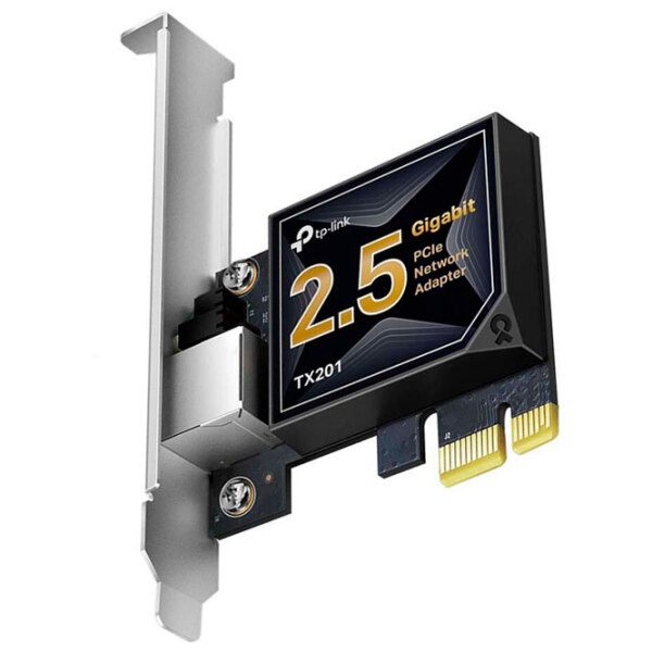 LAN Adapter TP-Link TX201 Black  photo 3