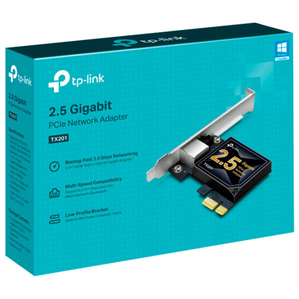 LAN Adapter TP-Link TX201 Black  photo 5