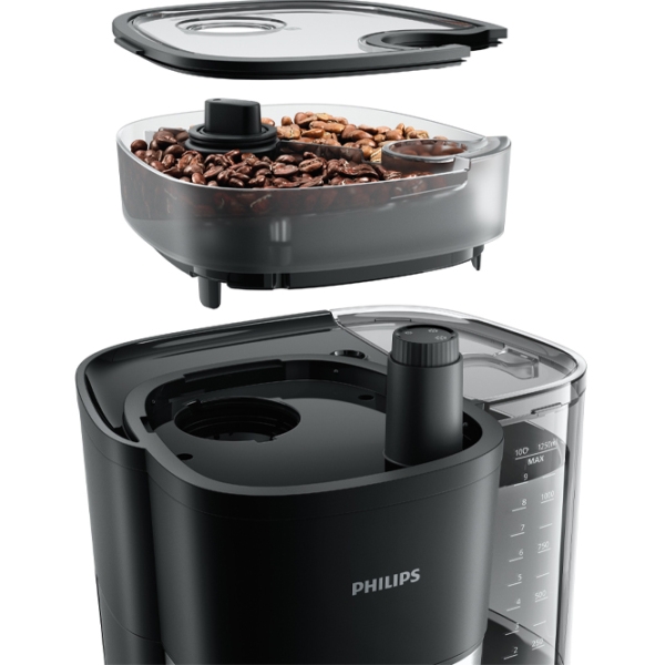 Кофеварка Philips HD7900/50 Черный 1000 Вт, 1.25 л,  photo 4