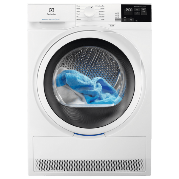 Mașină de uscat rufe Electrolux EW7H457W White 7 kg, A+ photo 1