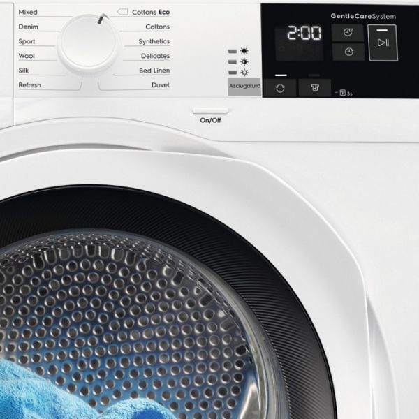Mașină de uscat rufe Electrolux EW7H457W White 7 kg, A+ photo 2