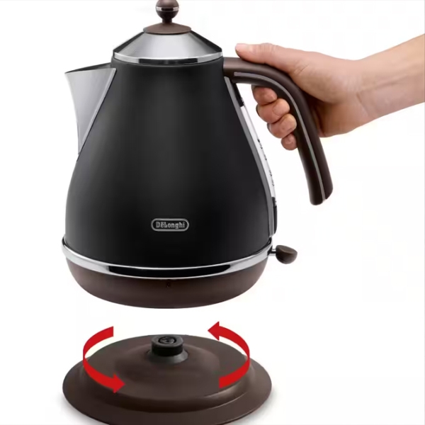 Ceainic electric DeLonghi KBOV2001 Black 2000 W, 1.7 l, Material interior: Inox photo 4