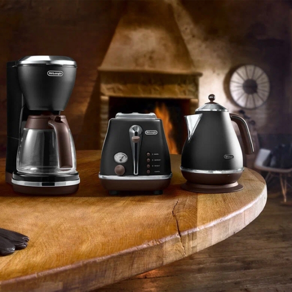 Ceainic electric DeLonghi KBOV2001 Black 2000 W, 1.7 l, Material interior: Inox photo 5