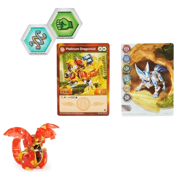 Фигурка Spin Master Bakugan Platinum Dragonoid 6+ / Разноцветный photo 3