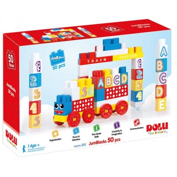 Конструктор Dolu Toy 5031 Разноцветный Количество деталей 50, 1+ photo 1