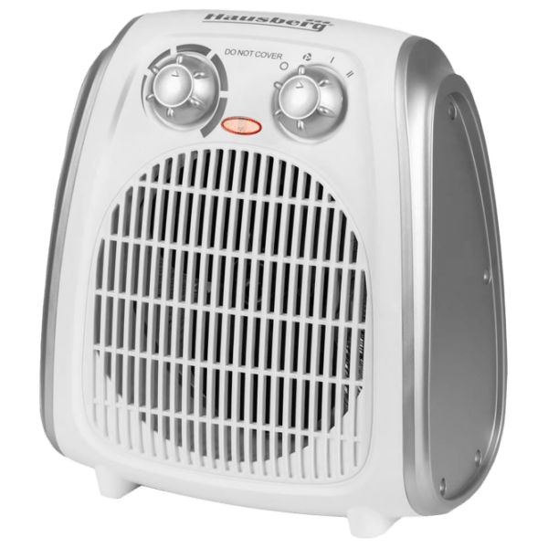 Încălzitor cu ventilator HAUSBERG HB-8502 White 2000 W, Mecanic photo 1