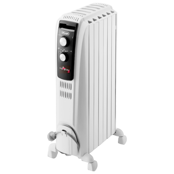 Calorifer electric cu ulei DeLonghi Dragon 4 TRD40615 White , 1500 W, 6 secțiuni photo 1