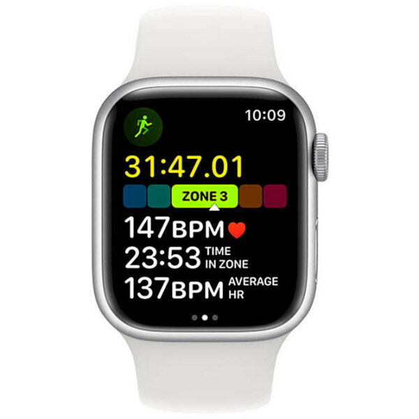 Ceas inteligent Apple Watch Series 8 Silver 1.9" | 41 mm | Aluminiu/ Silicon
| MP6M3 photo 2