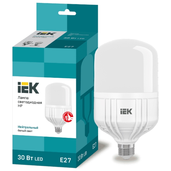 Bec LED IEK HP LLE-HP-30-230-40-E27 E27 | 30 W | White photo 3