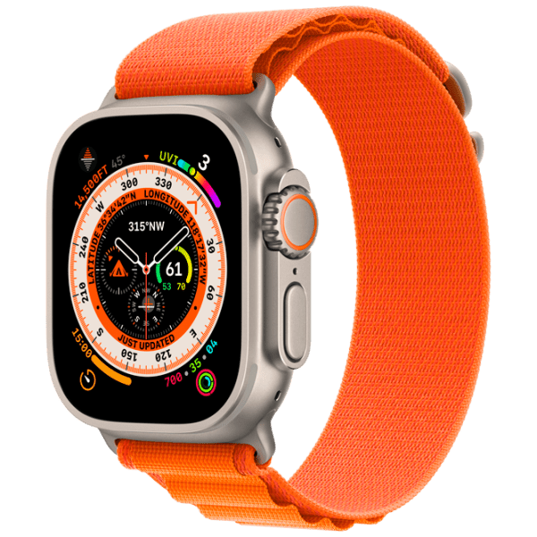 Ceas inteligent Apple Watch Ultra Orange 1.92" | 49 mm | Titan/ Fluoroelastomer
| MQFJ3 photo 1