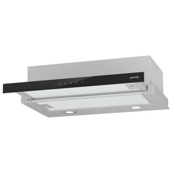 Hotă Gorenje TH64E3SGB Black 60 cm, Recirculare, 350 m³/h photo 2