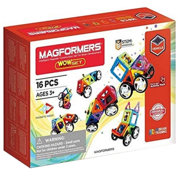 Конструктор Magformers Wow Set Разноцветный Количество деталей 16, 3+ photo 1