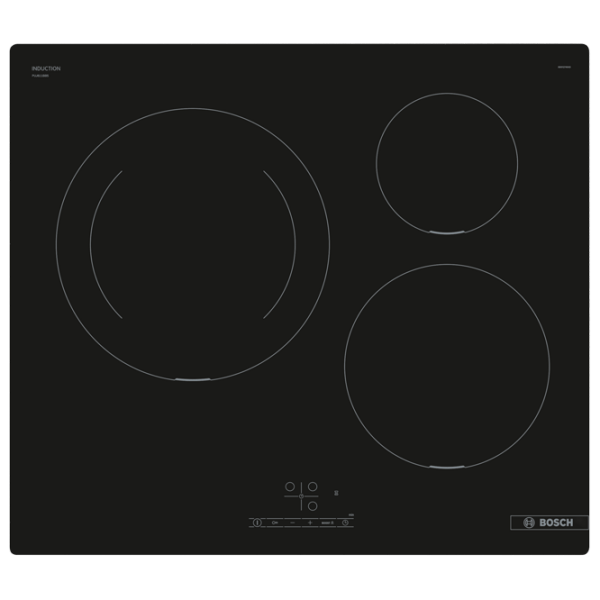 Plită încorporabilă cu inducție Bosch PUJ611BB5E Black Vitroceramică, 4600 W photo 1