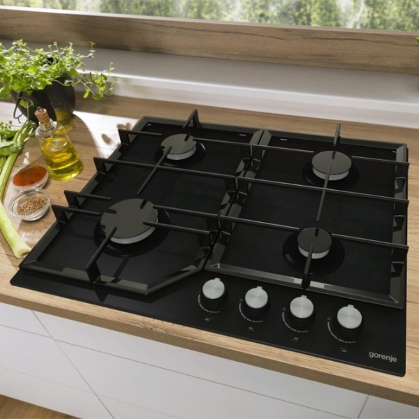 Hotă Gorenje WHI649EB Black 60 cm, Recirculare, 608 m³/h photo 4