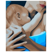 Pictură pe numere Strateg Maternă VA-2832 50 x 40 cm, P&acirc;nză