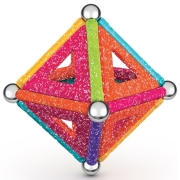 Конструктор Geomag Glitter Panels Recycled Разноцветный Количество деталей 35, 3+