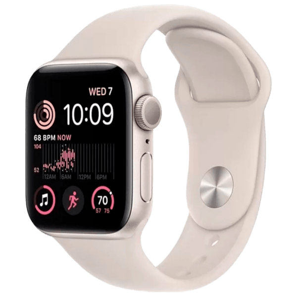 Ceas inteligent Apple Watch SE 2022 Starlight 1.57" | 40mm | Aluminiu/ Silicon
| MNT33 photo 1