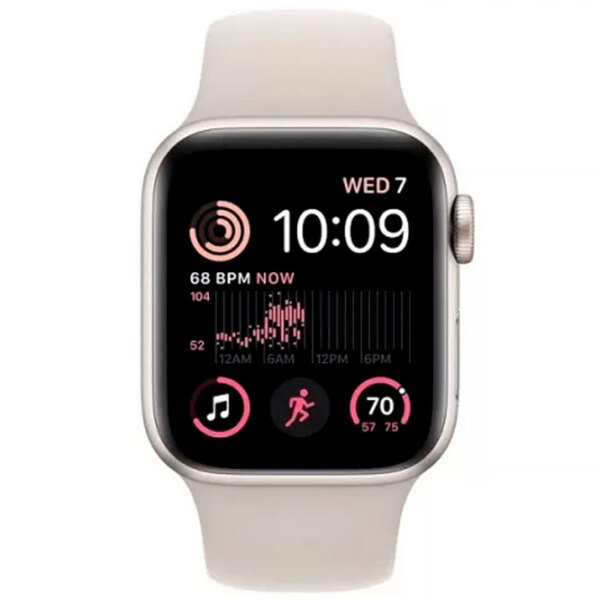 Ceas inteligent Apple Watch SE 2022 Starlight 1.57" | 40mm | Aluminiu/ Silicon
| MNT33 photo 2