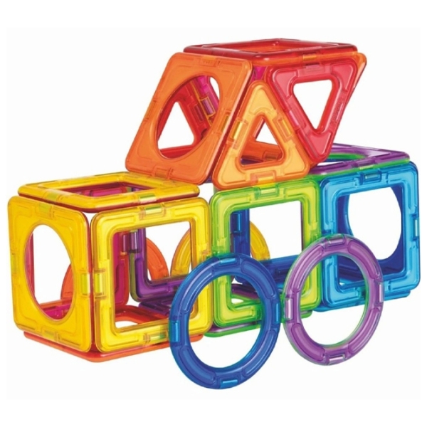 Конструктор Magformers Basic Plus Разноцветный Количество деталей 30, 3+ photo 1