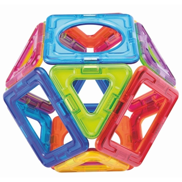 Конструктор Magformers Basic Plus Разноцветный Количество деталей 14, 3+ photo 2