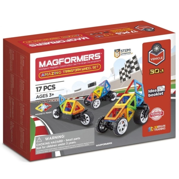 Конструктор Magformers Amazing Wheel Разноцветный Количество деталей 17, 3+ photo 1