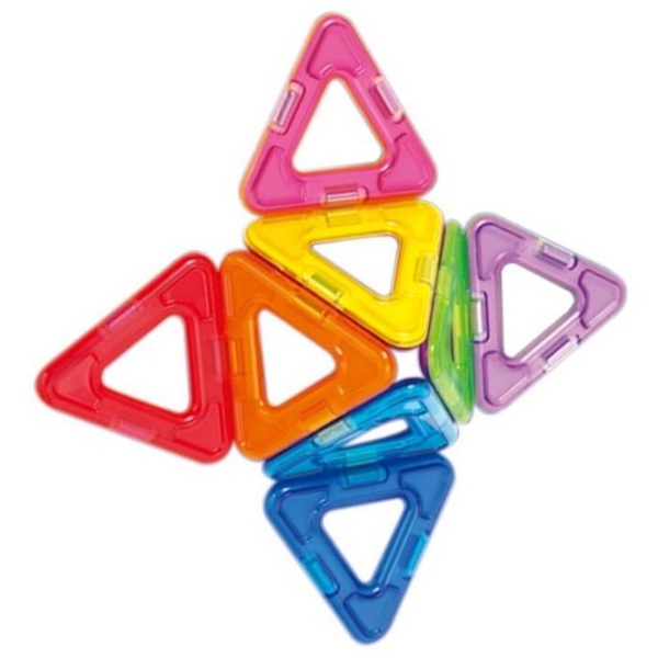 Конструктор Magformers Triangle Разноцветный Количество деталей 8, 3+ photo 1