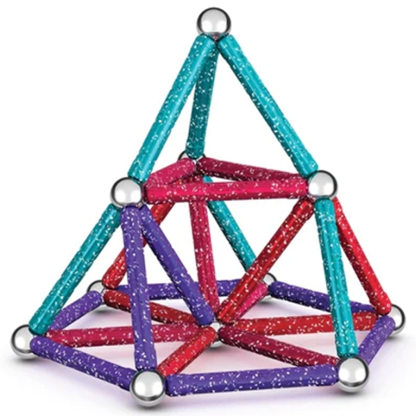 Конструктор Geomag Glitter Разноцветный Количество деталей 60, 3+ photo 2