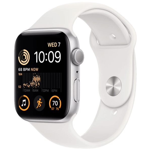 Ceas inteligent Apple Watch SE 2022 Silver 1.57" | 44mm | Aluminiu/ Silicon
| MNTJ3 photo 1