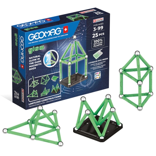 Конструктор Geomag Glow Зеленый Количество деталей 25, 3+ photo 1