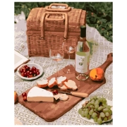 Pictură pe numere Strateg Picnic cu vin VA-3667 50 x 40 cm, P&acirc;nză