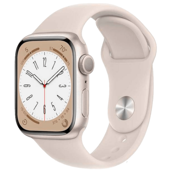 Ceas inteligent Apple Watch Series 8 Starlight 1.9" | 41 mm | Aluminiu/ Silicon
| MNU93 photo 1