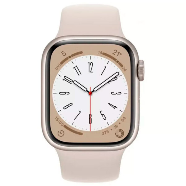 Ceas inteligent Apple Watch Series 8 Starlight 1.9" | 41 mm | Aluminiu/ Silicon
| MNU93 photo 2