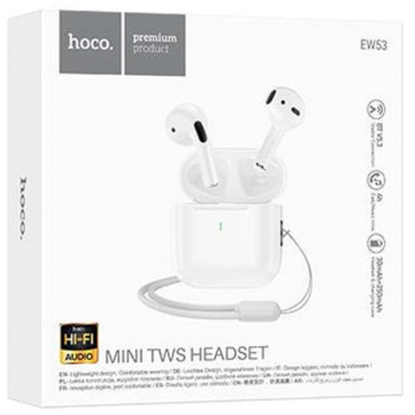 Căști Hoco EW53 White Fără fir / Personal / In ear photo 4