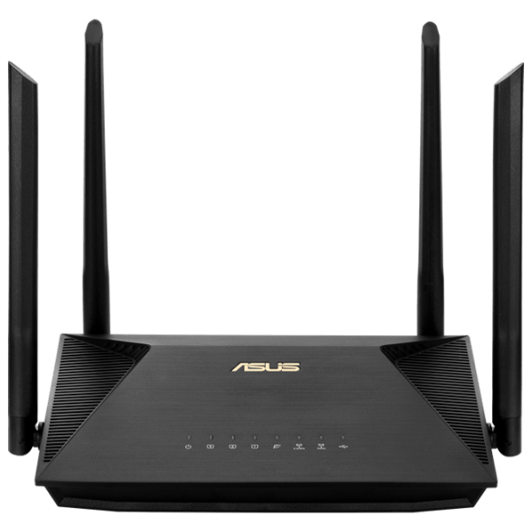 Wi-Fi Router Asus RT-AX53U Black Versiune Wi-Fi: 802.11 ax photo 1