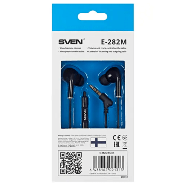 Căști Sven E-282M Black Cu fir / Personal / In ear photo 7