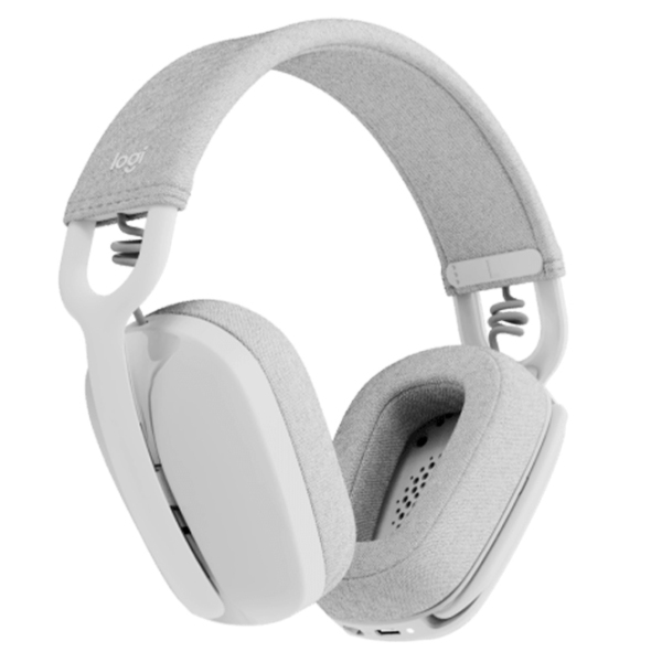 Căști Logitech Zone Vibe 100 White Fără fir + Cu fir/ Gaming/ Over the ear photo 4