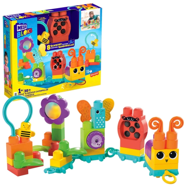 Constructor Mega Bloks Mattel HKN44 Multicolor Numărul de piese 30, 1.5+ photo 1
