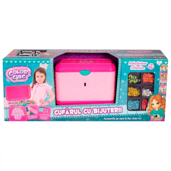 Интерактивная игрушка Noriel Color Chich Сундук для ювелирных изделий INT5997 Розовый для девочек, 5+ photo 2