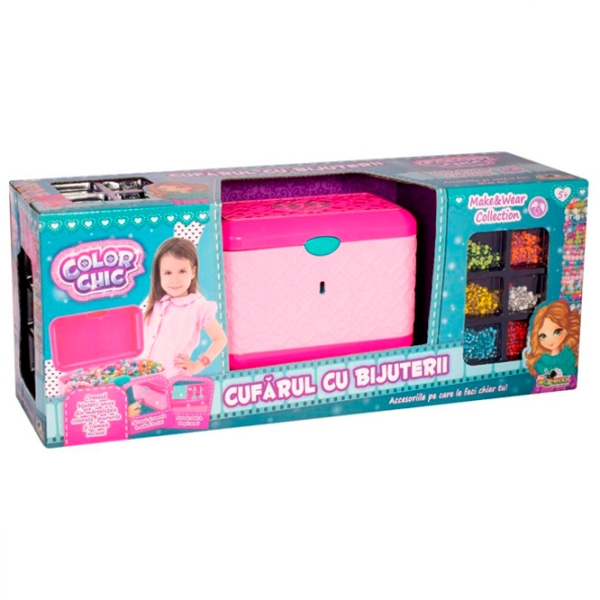 Интерактивная игрушка Noriel Color Chich Сундук для ювелирных изделий INT5997 Розовый для девочек, 5+ photo 3