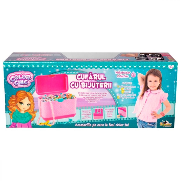 Интерактивная игрушка Noriel Color Chich Сундук для ювелирных изделий INT5997 Розовый для девочек, 5+ photo 4