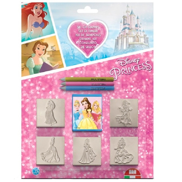Креативный набор Multiprint Блистерный набор из 5 штампов - Princess 5660 Разноцветный для девочек, 3+ photo 1