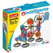 Quercetti Skyrail Ottovolante Ascensor Playset, 360 Piezas de mármoles