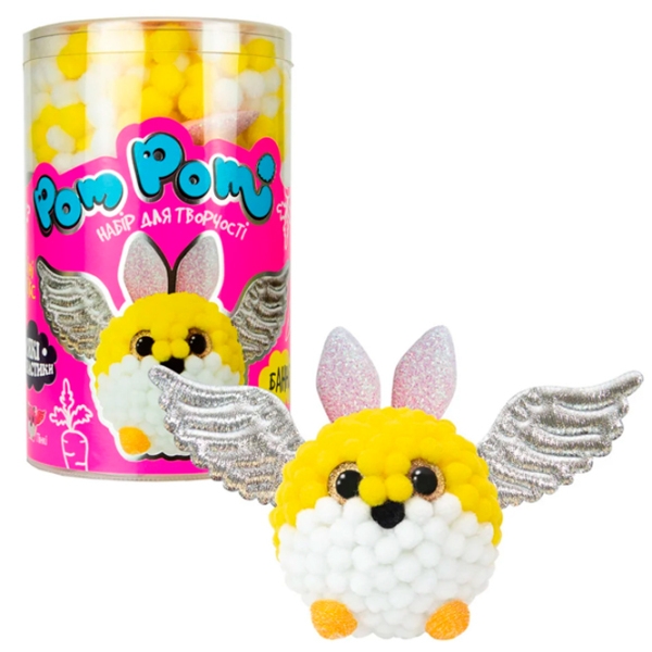 Set de creație Strateg Pom pom Mix 32018 Multicolor Pentru fetițe, 3+ photo 2