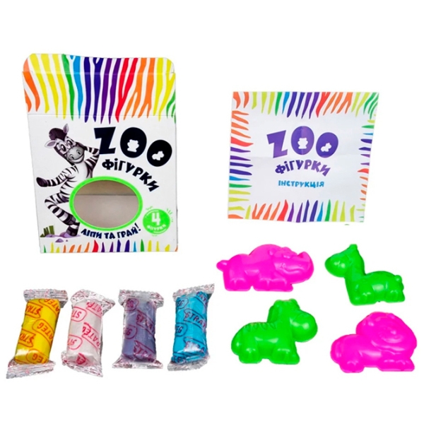 Креативный набор Strateg ZOO фигуры 32059 Разноцветный Для детей, 3+ photo 1