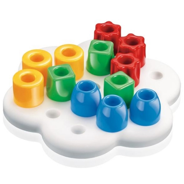 Constructor Quercetti GeoKid Daisy Basic Multicolor Numărul de piese 12, 1+ photo 3