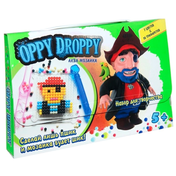 Set de creație Strateg Oppy Droppy 30611 Multicolor Pentru copii, 5+ photo 2
